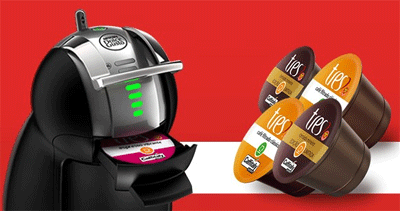 Cápsulas compatíveis com a máquina Dolce Gusto